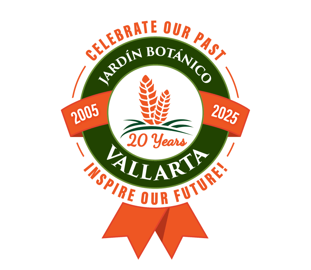 Vallarta Botanical Garden 20th Anniversary logo Puerto Vallarta Mexico