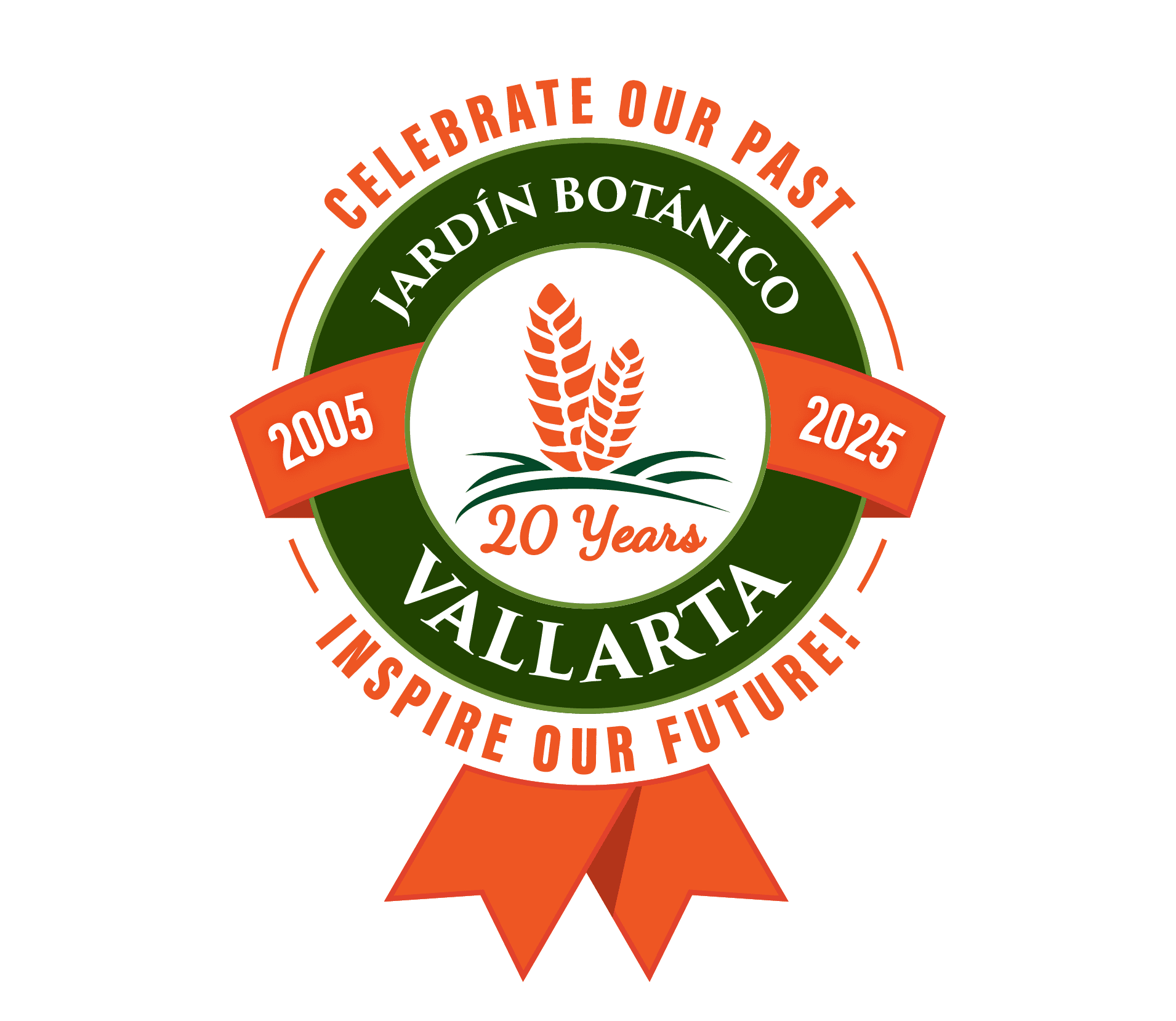 Vallarta Botanical Garden 20th Anniversary logo Puerto Vallarta Mexico