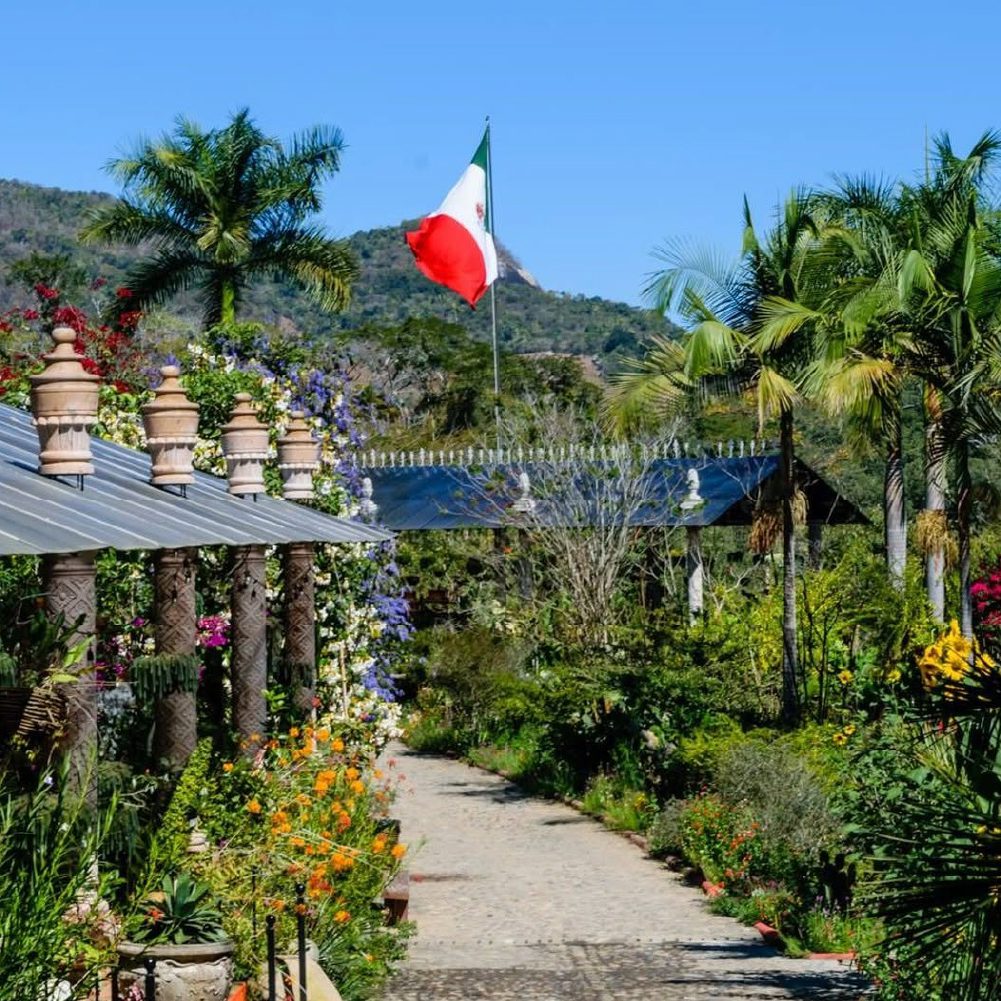 The modern-day Gardens on a beautiful, sunny day.